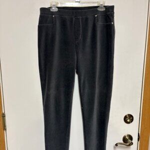 Calvin Klein Women’s Straight  Leg Stretch Gray Pants Size L